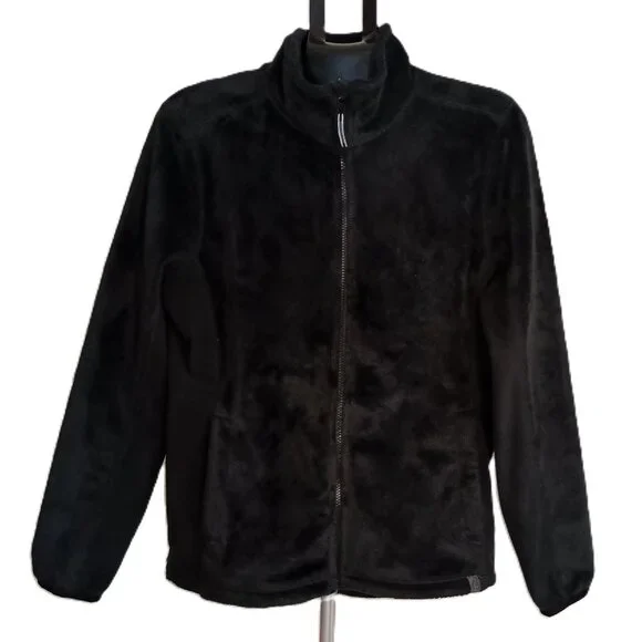 L.L. BEAN Full Zip Sherpa Micro Fleece Cozy Jacket Coat 504678 Women's Size M - Picture 1 of 15